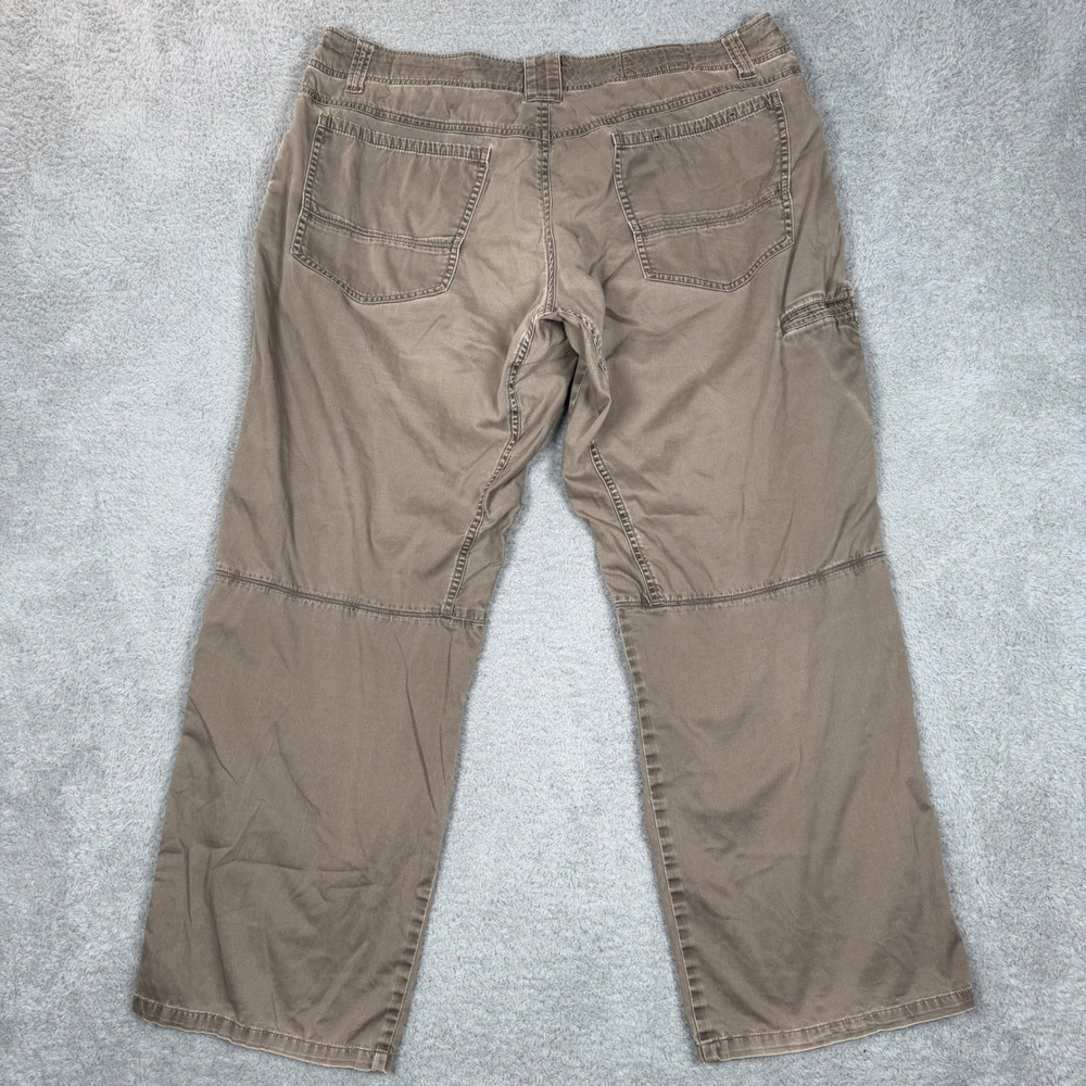 Kuhl Crag Series Mens 36x30 Brown Hiking Outdoor Pants Articulated Knee Cotton - Picture 2 of 13